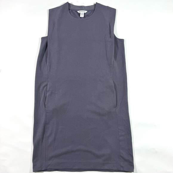 Athleta SeaSoft Shift Tank Dress Violet Dusk Size Small Pockets - Picture 2 of 8